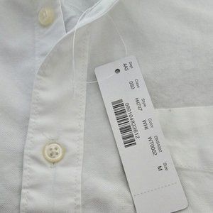 NWT J. Crew Men's White Button-Up Dress Shirt